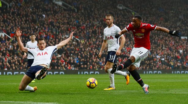 MANCHESTER UNITED SQUAD VS TOTTENHAM