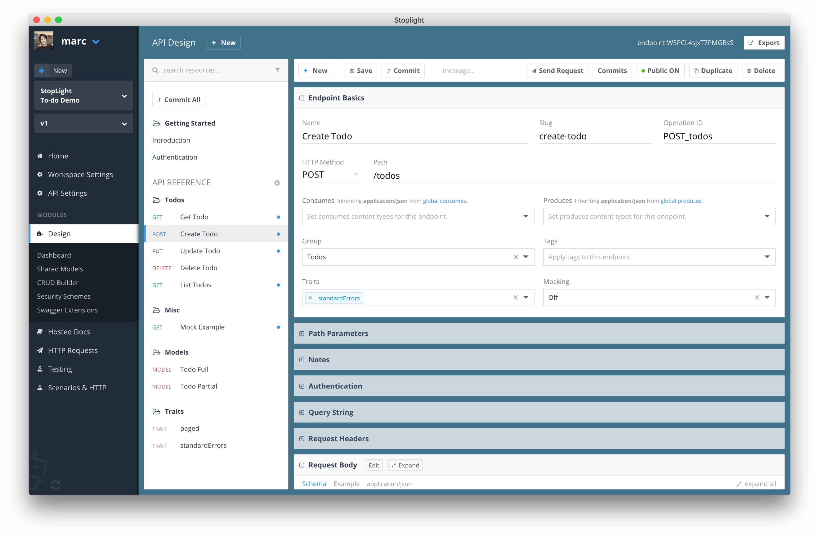 Database Schema Design