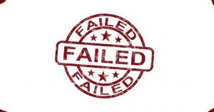 Failed Stamp Showing Reject Or Failure - Stanislav Komsky