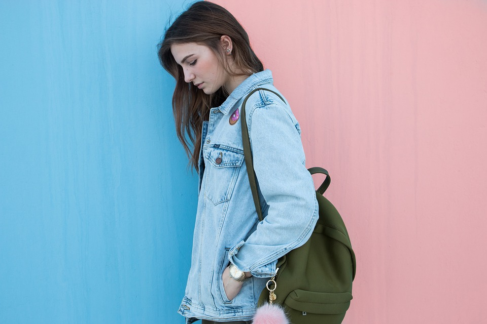 Denim Jacket on Dress