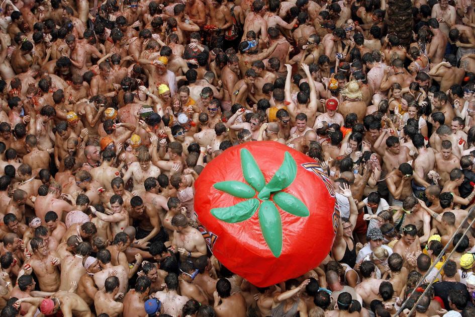 La Tomatina Festival in Spain