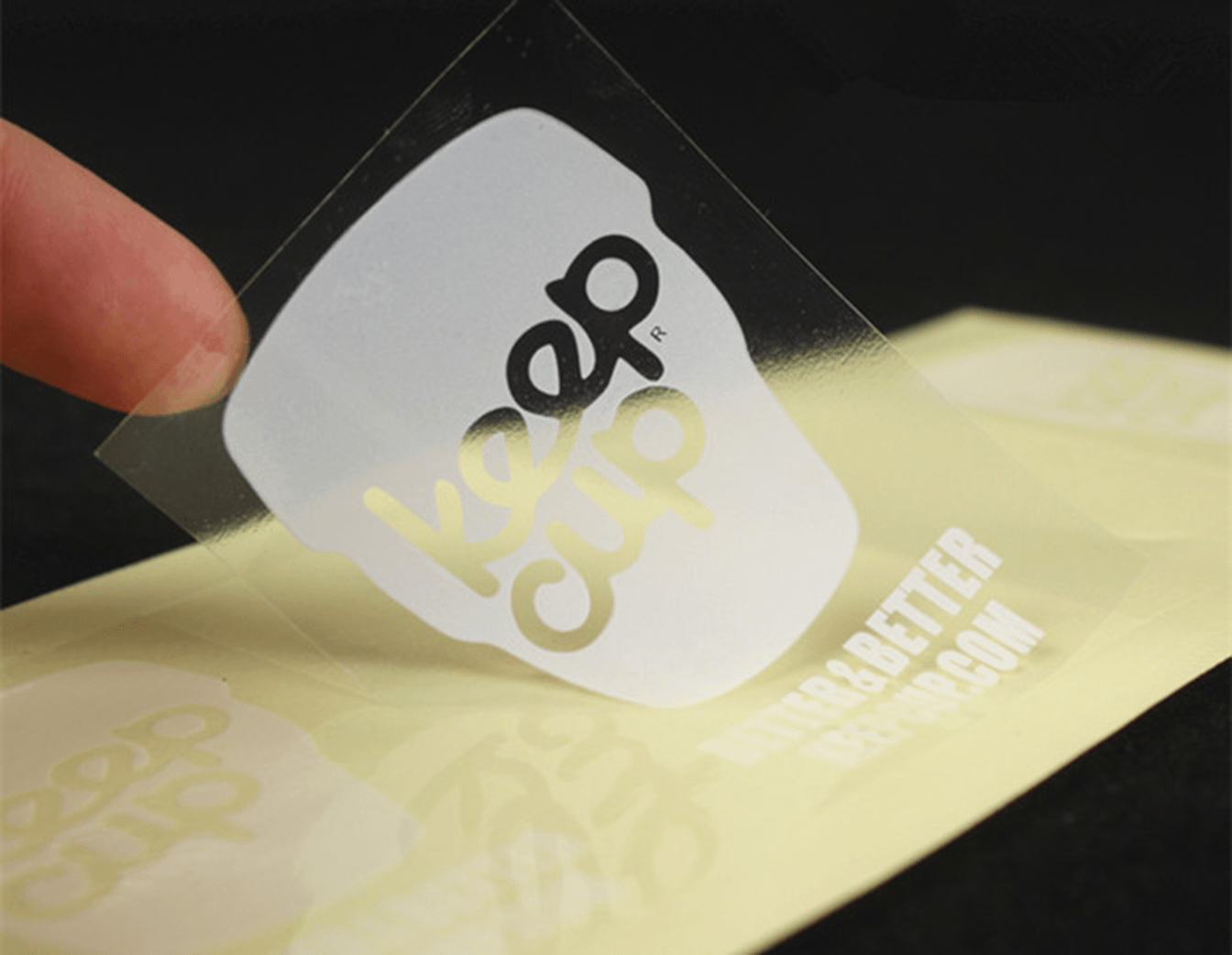 How to make clear vinyl Labels for Office Use