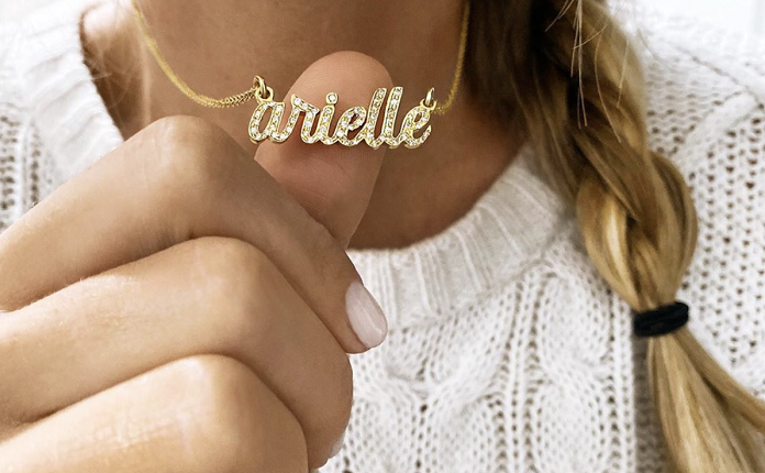 Buy Personalized Script Name Necklace