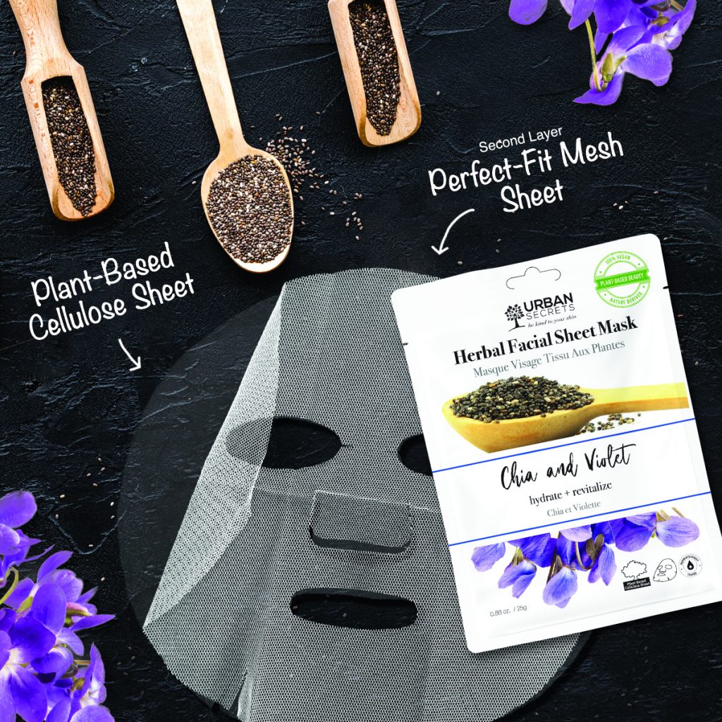 Urban Secrets Chia mesh herbal masks