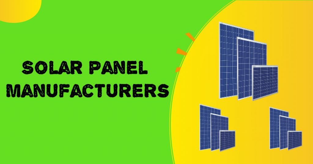 solar panel manufacturers