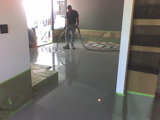 constructing floors