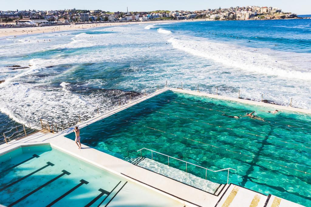 Bondi beach view Sydney 