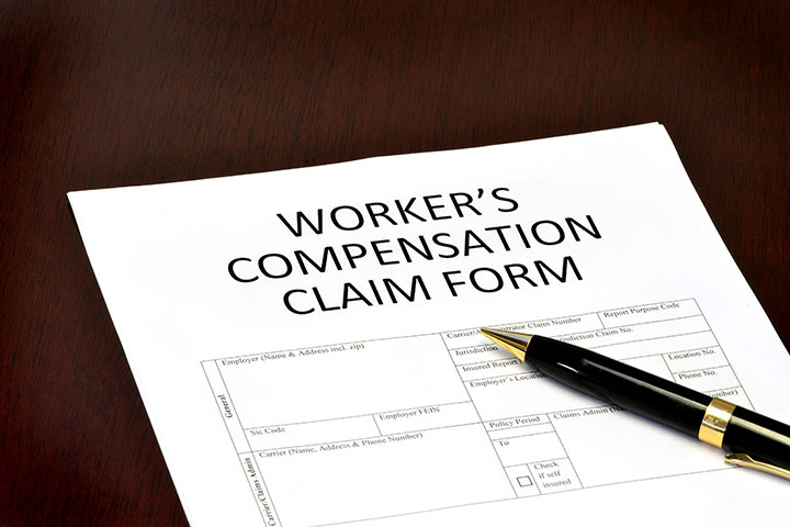 Worker's Compensation Claim form