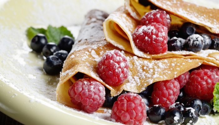 delicious tasty homemade crepes