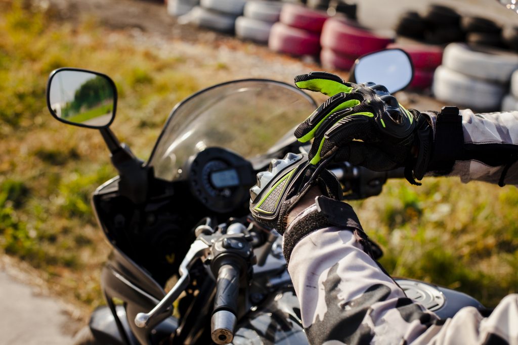 Kevlar motorcycle gloves