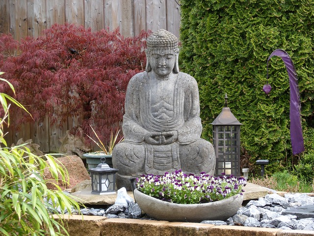 Buddha zen garden