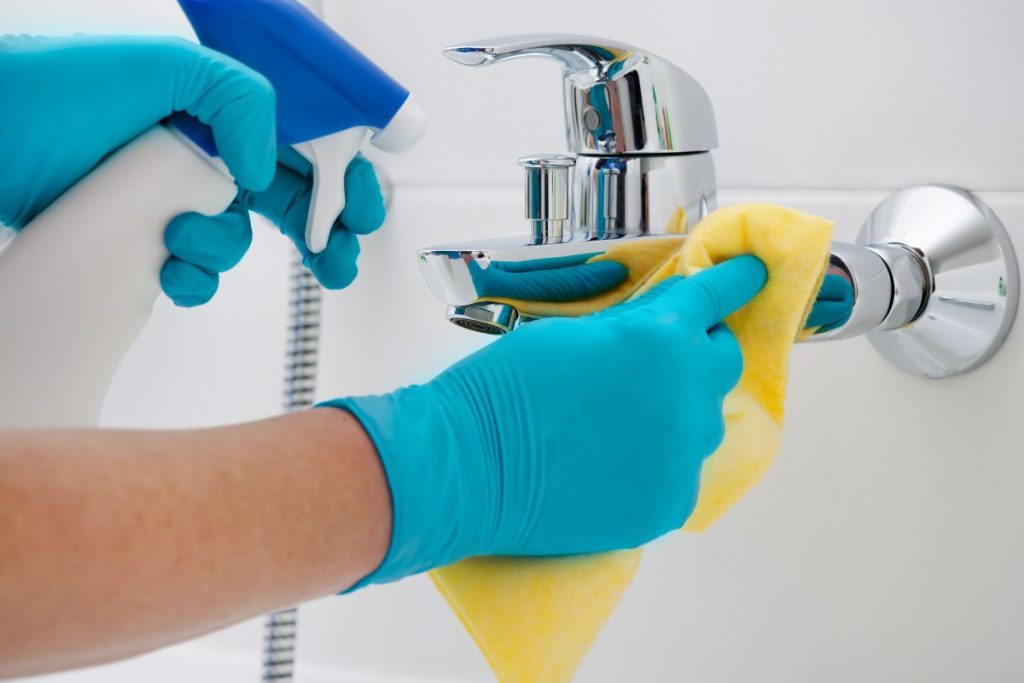 cleaning your bathroom