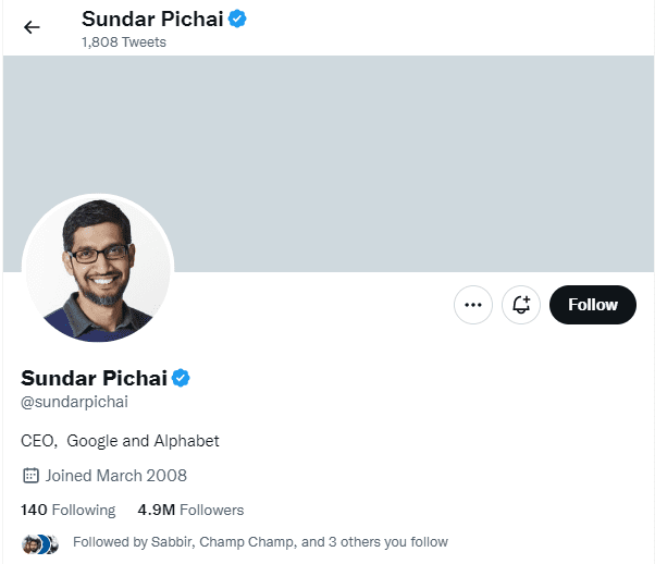 Sundar Pichai