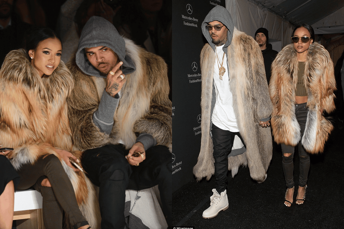 Chris Brown and Nia Guzman