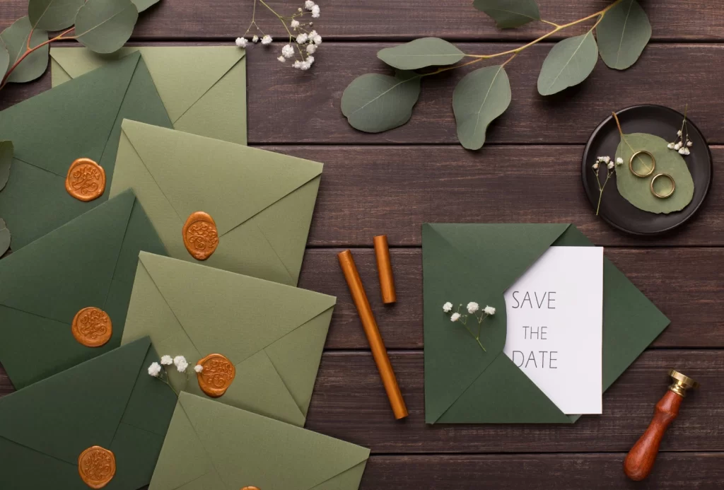 Traditional Save the Date invitation