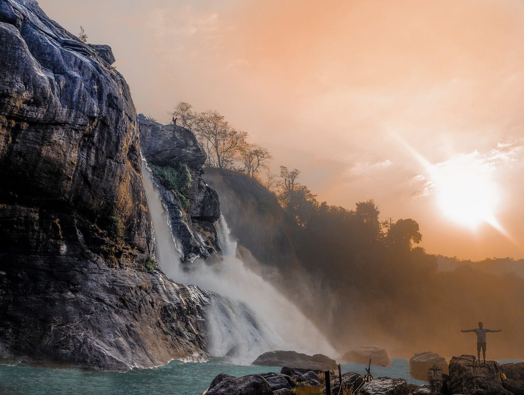 adventure in Athirapally falls