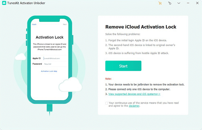 TunesKit Activation Unlocker