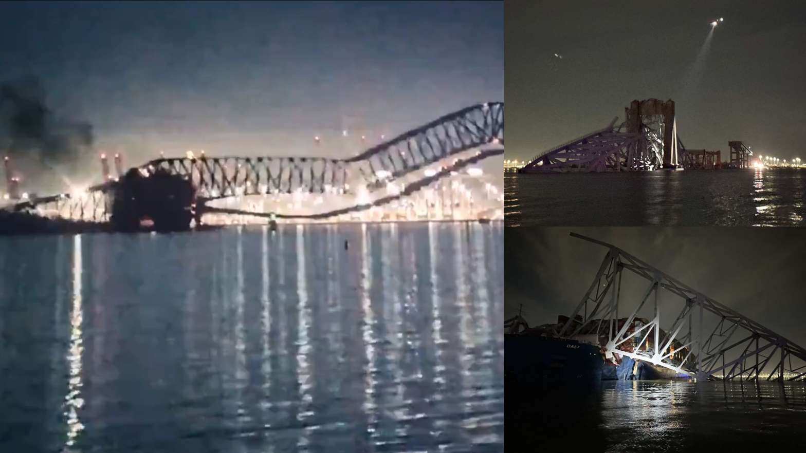 dali containership collides with bridge in baltimore