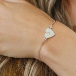 shop personalized heart bracelets