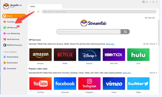 Launch-StreamFab-YouTube-Downloader