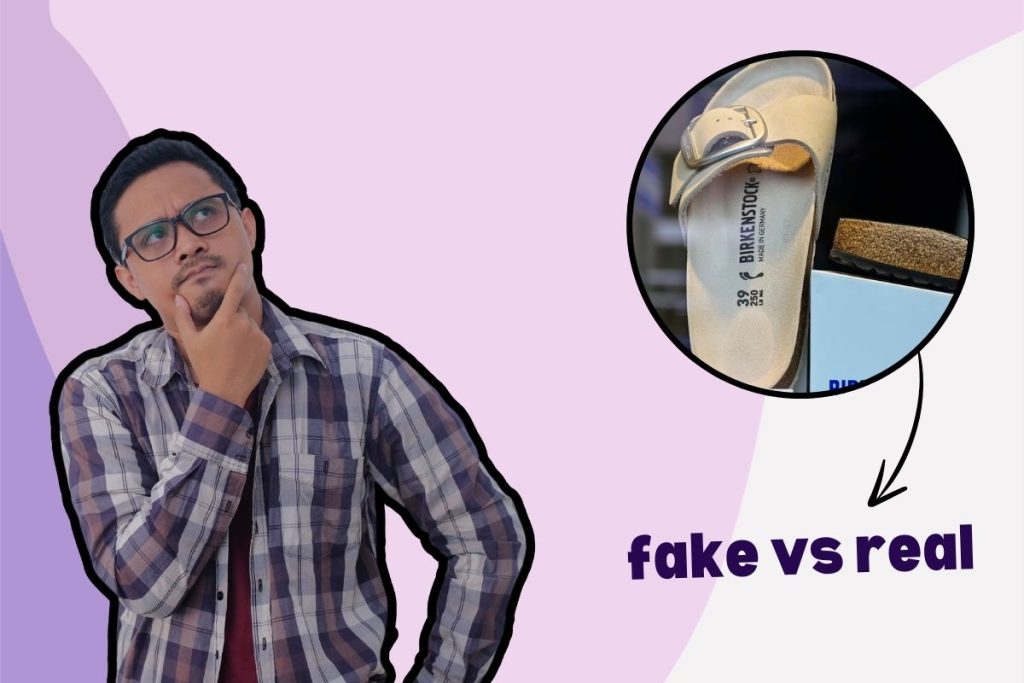 fake birkenstocks vs real
