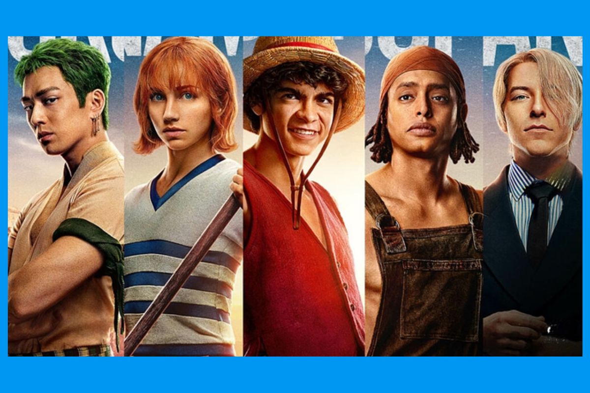 Main cast members of the One Piece live-action series.