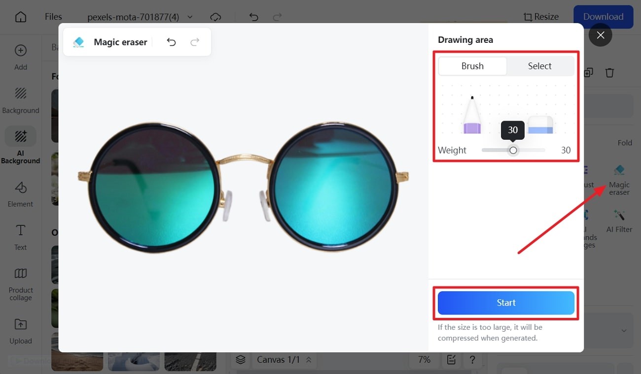 Magic Eraser Tool