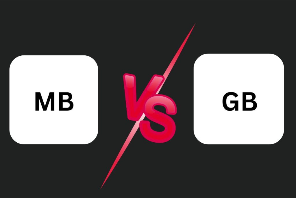 MB vs GB