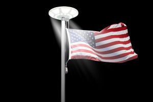 ground flag pole