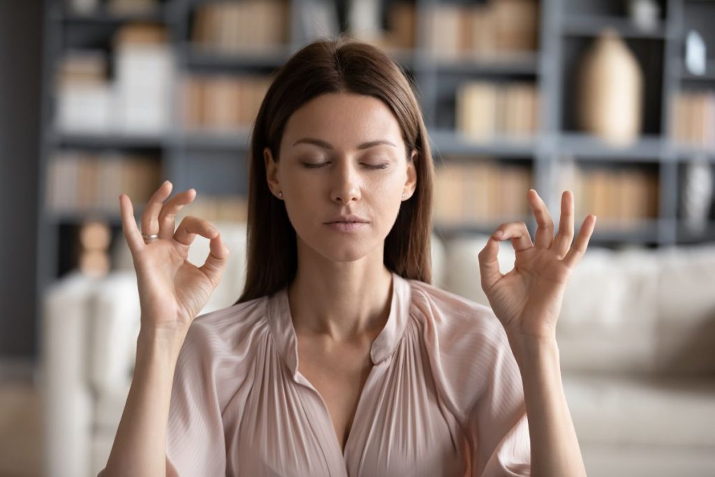 Stress management for clear skin