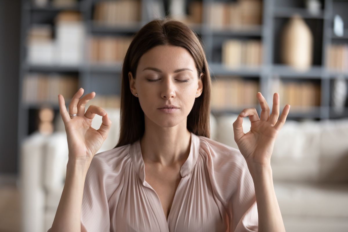 Stress management for clear skin