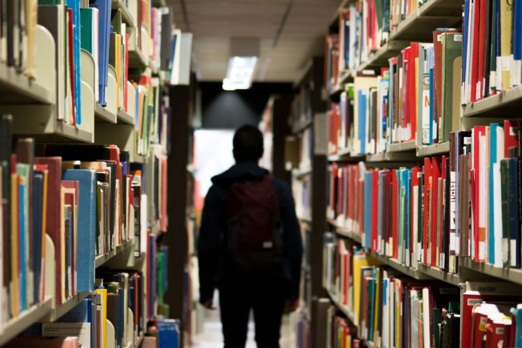 high school library