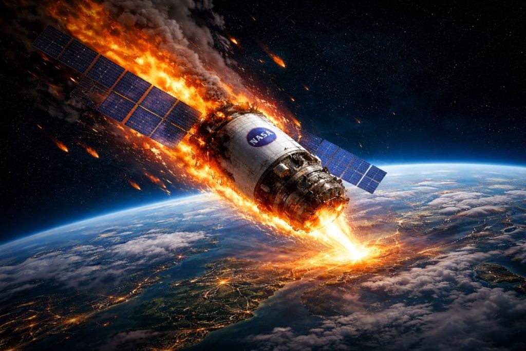 NASA Satellite Crashing Into Earth